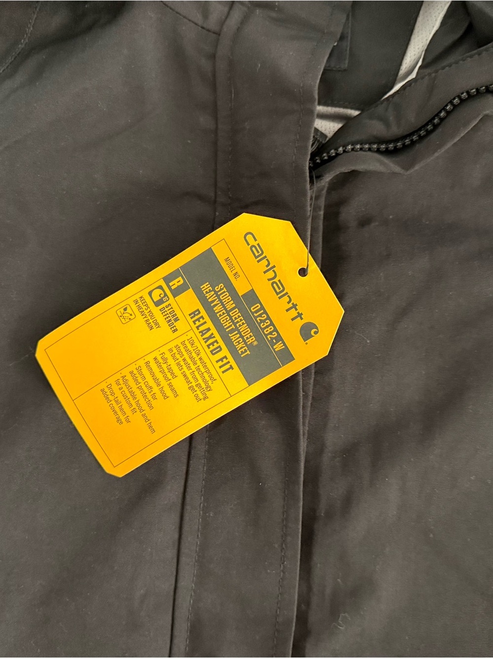 Carhartt Women’s Black Storm Defender Heavyweight Jacket NWT - Picture 4 of 7